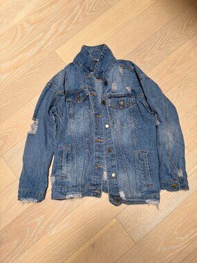 Say What Denim Jacket (Blue)